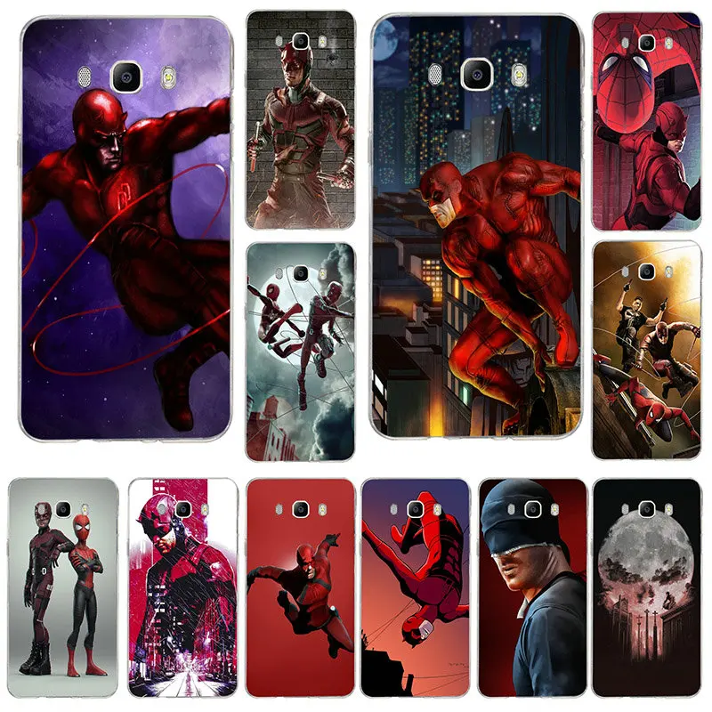 Мягкие силиконовые чехлы из ТПУ Mavel Daredevil Hero для samsung Galaxy Note 9 10 S10 Core Grand M10 M20 M30 M40 Prime