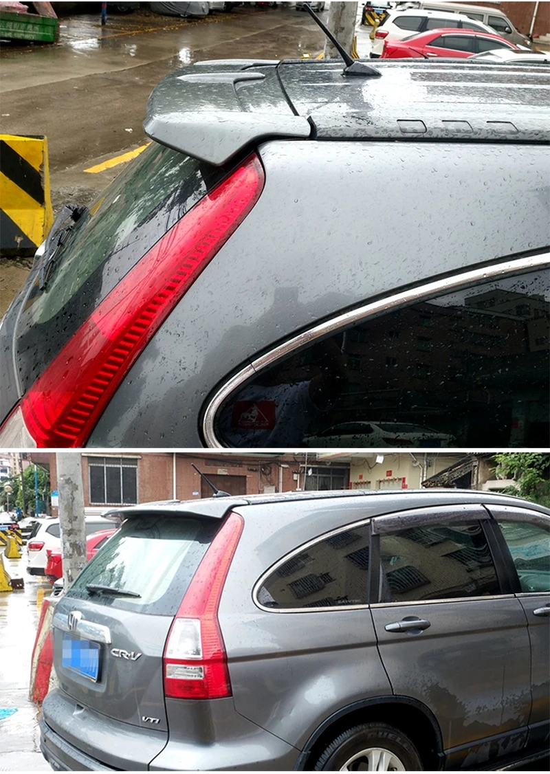 Для Honda спойлер CRV 2007-2011 Задняя Крышка багажника автомобильный Спойлер ABS Материал CR-V заднее крыло спойлер автомобильное украшение с цветом