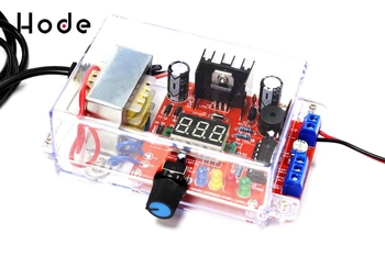 

DIY Kit EU plug LM317 1.25V-12.5V Adjustable Regulated Voltage Step-down Power Supply Suite Module 220V