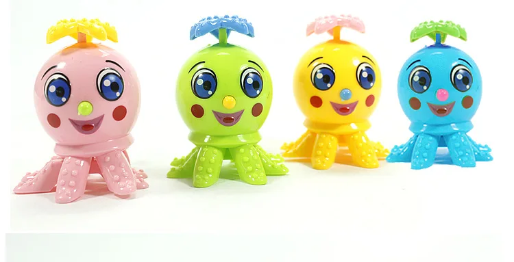 Cute Spring Cartoon Octopus Winding Fun Toot Small Octopus Early Childhood Educational Stall Toy