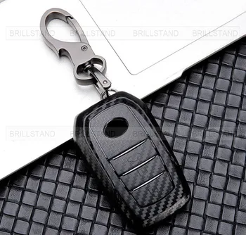 

Carbon Fiber Look Remote Key Cover Case for TOYOTA RAV4 Highlander Crown