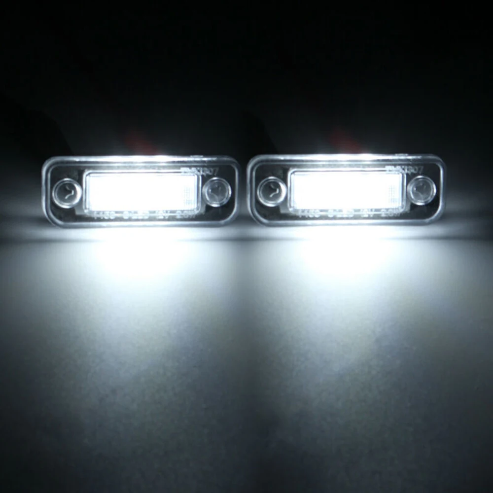 2x 18 LED Lámpara de licencia placa de iluminación Led Para Mercedes W203 W211 S211 W219 R171 5D