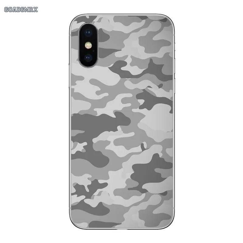 image 2 Уникальный военный камуфляж для huawei P Smart G7 G8 P7 P8 P10 Plus P20 P30 Pro P9 Lite Mini ТПУ прозрачные чехлы - Цвет: image 2