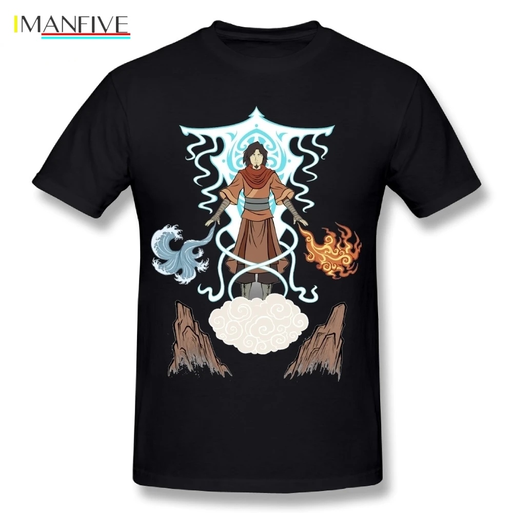 

Awesome Anime The Last Airbender T Shirt 3D Print Men's The Legend of Korra Cotton T-Shirt Unique Design Avatar T-Shirts