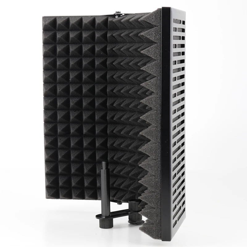 

Microphone Foldable Acoustic Isolation Shield Acoustic Foams Panel Studio For Recording Live Broadcast Microphone Accessories