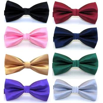 

Korean Bridegroom Bow Tie Adjustable Double Men Butterfly Tie Solid High Quality Neck Tie Waterproof Wedding Ties Unisex