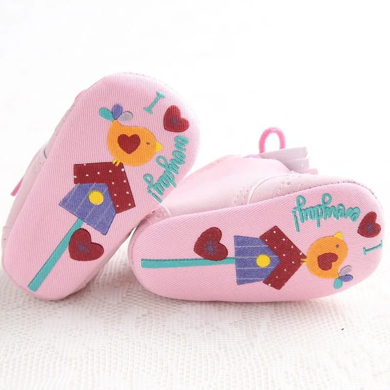 

BABY'S Shoes Spring And Autumn 0-1 Years Old Baby Shoes Soft Bottom Three-Color Baby Shoes Newborns Toddler Shoes
