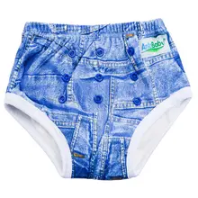 Водонепроницаемые моющиеся Мягкие Детские тренировочные штаны; детские штаны; Пул+ трикотажная ткань; дышащие Многоразовые детские подгузники; HA021