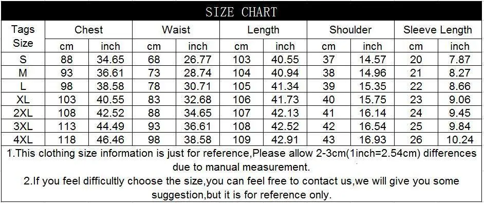 P67 SIZE CHART