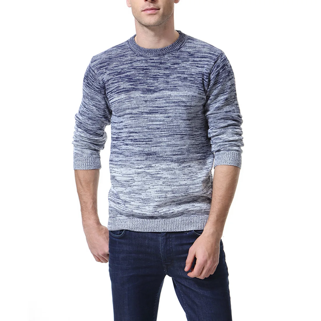 2020 Spring New Style Men Gradient Sweater Coat Youth Men'S Wear Crew Neck Knit Low Waist Jersey Xy963 2020 Spring New Style Men Gradient Sweater Coat Youth Men'S Wear Crew Neck Knit Low Waist Jersey Xy963