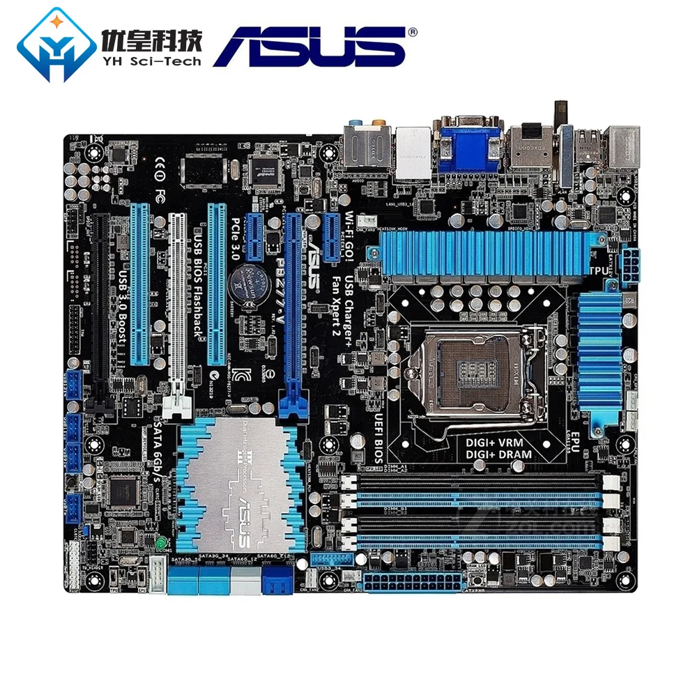 Asus P8Z77-V Intel Z77 оригинальная б/у материнская плата с разъемом LGA 1155 Core i7/i5/i3/Pentium/Celeron DDR3 32G ATX
