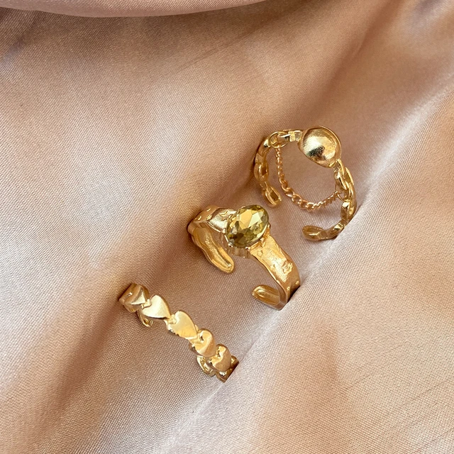 6Pcs Vintage Gothic Butterfly Angle Flower Multi Element Ring Set For Women Men Retro Personality Finger Ring Gifts LY5324701