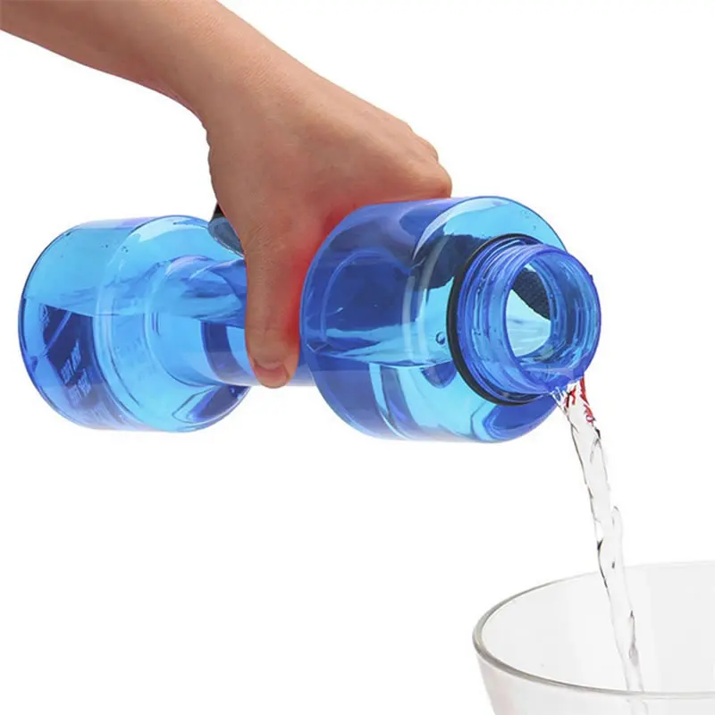 OBR 750ml Dumbbell Sports Water Bottle Whey Protein Powder Shaker Bottle Multi-functional Leakproof Drink Bottle With Rope