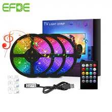 

LED Strip Light USB Bluetooth RGB 5V RGB Lights Flexible LED Lamp Tape Ribbon RGB TV Desktop Screen BackLight Diode Tape