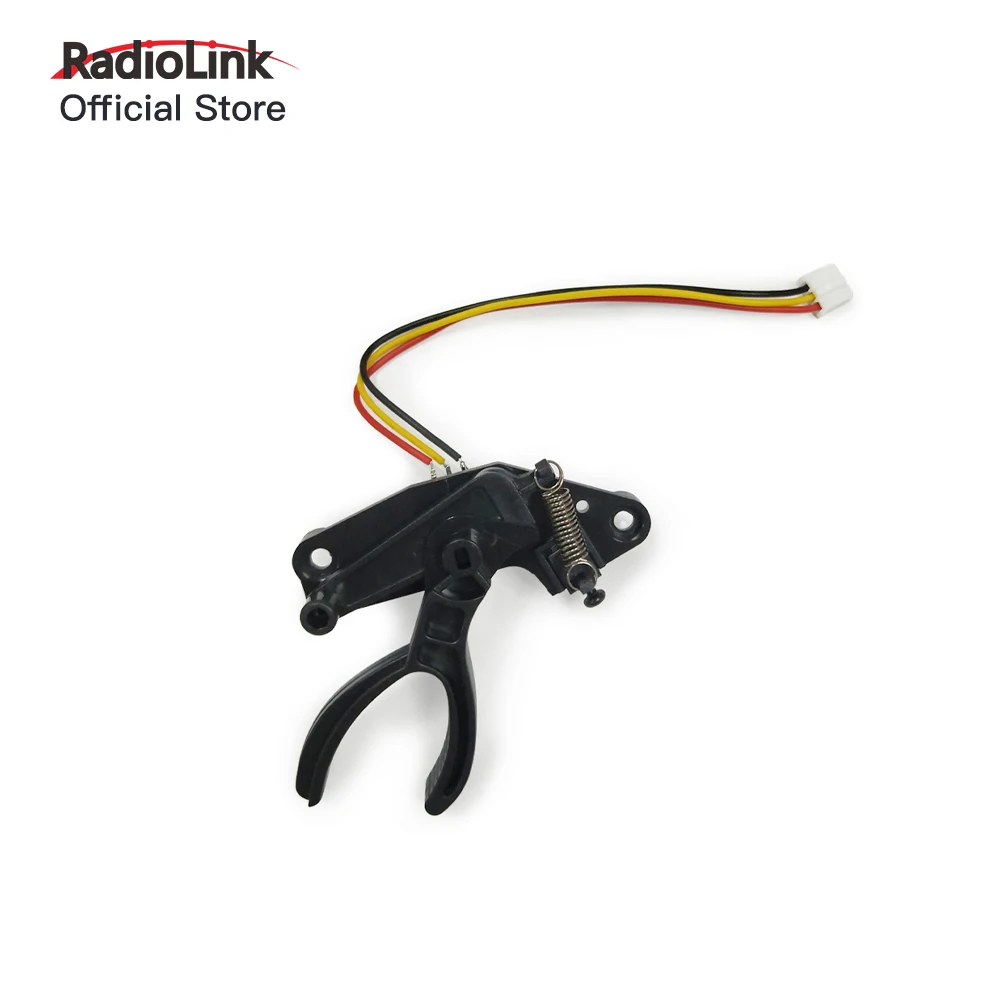 Déclencheur Radiolink pour RC8X V3, pièce de rechange RC, présenté en angle pour voir les connecteurs.
