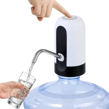 

Automatic electric drinking water bottle pump dispenser Portable USB Charge Gallon Drinking Bottle Switch Water Pump LED