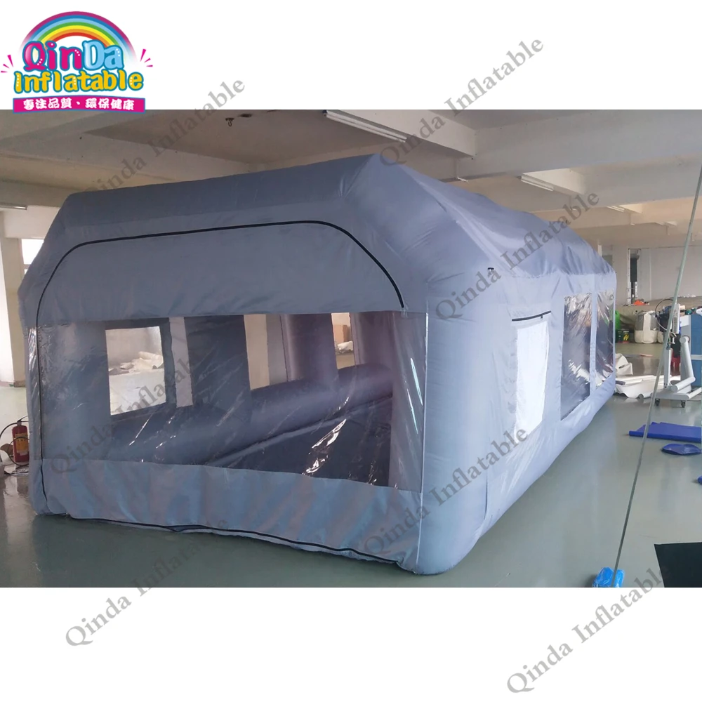Free Shipping Inflatable Painting Room Potable Inflatable Spray Booth For Car Maintaining 4