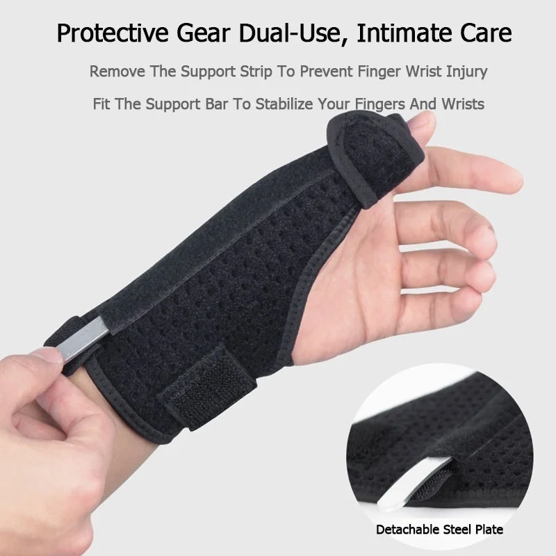 

1Pc Sport Thumb Protector Brace Guard Adjustable Hand Wrist Wrap Arthritis Sprains Strain Wrist Support