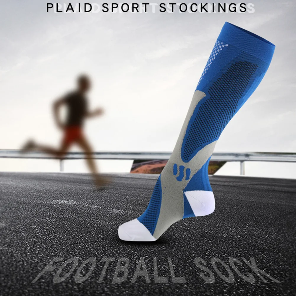 Par de calcetines deportivos largos Negro S/m para hombres y mujeres Causal Magic Compression Outdoor Cycling Shock absorbing y elastic Socks|Medias| - AliExpress