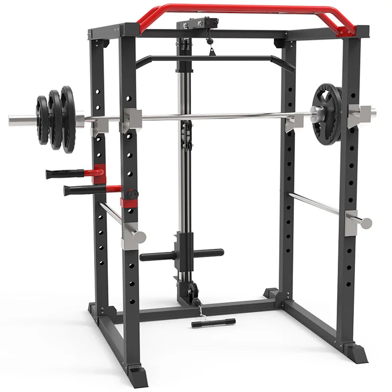 US $202.34 Multifunctional Household Gantry Frame Squat Rack Abs Workout Hip Trainer Multicombination Excercise Equipme Pullups Machine