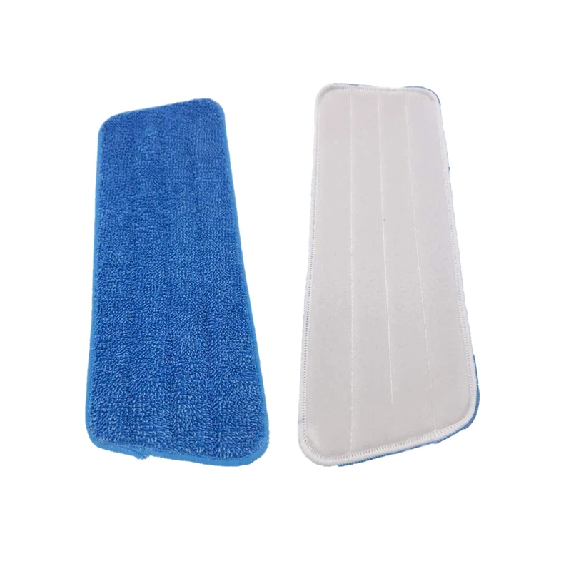5 Pack Microfiber Mop Replacement Heads,Flat Mop Replacement Cloth,for Wet Dry Mops,Blue