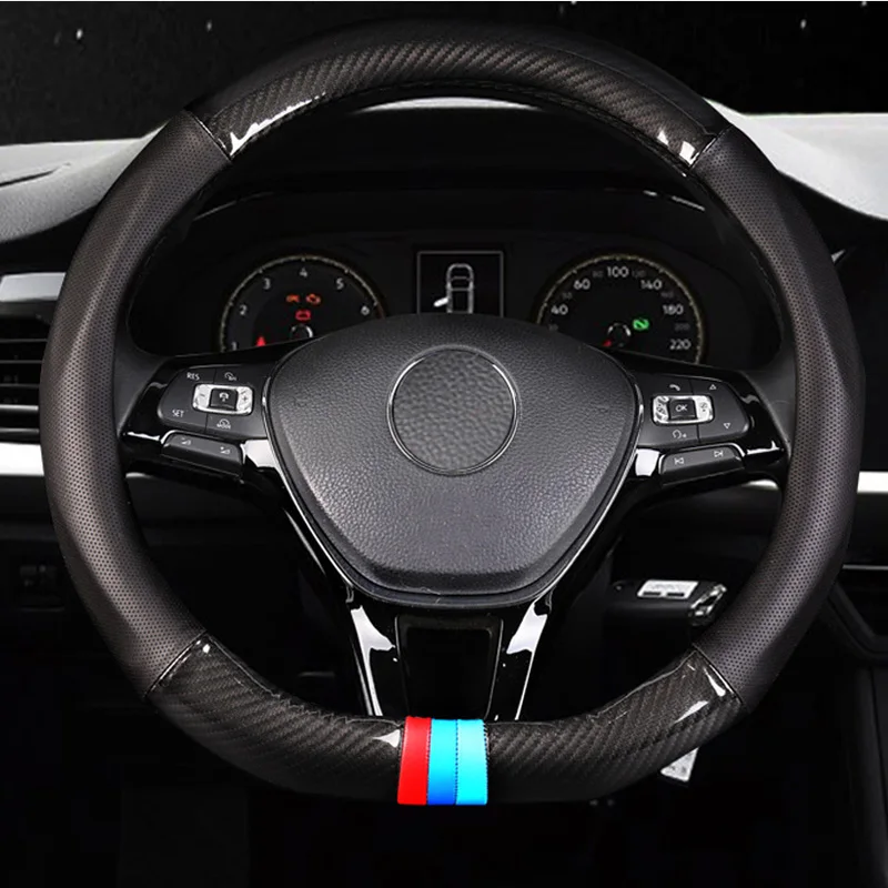 Крышка рулевого колеса автомобиля для Mercedes Benz A B C E G S класс cla CLS SLK GLE GLC SL AMG крышка рулевого колеса из углеродного волокна