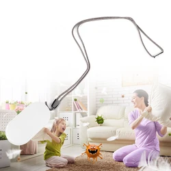 Air Purifier Necklace Wearable Mini Portable Negative Ion Air Freshener Purify Harmful Particle Pollen Smoke Formaldehyde White
