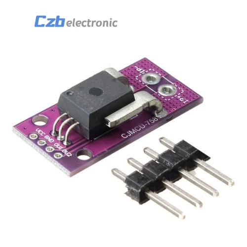 

1pcs 50A Hall Current Sensor CJMCU-758 ACS758LCB-050B-PFF-T Linear Current Sensor Module
