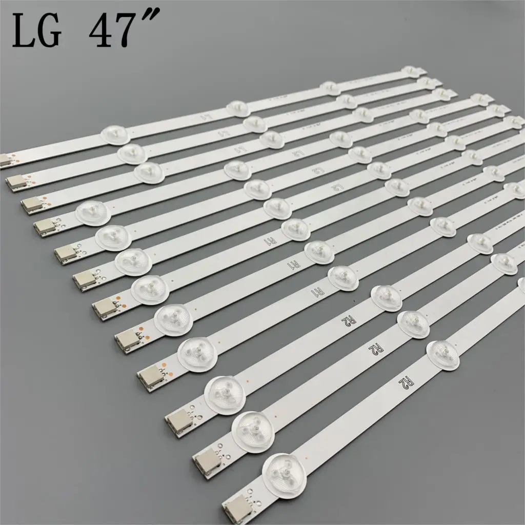 12 шт х 4" R1/R2/L1/L2 светодиодный Подсветка Сменные полоски для LG 47LN519C 6916L-1174A 6916L-1175A 6916L-1176A 6916L-1177A