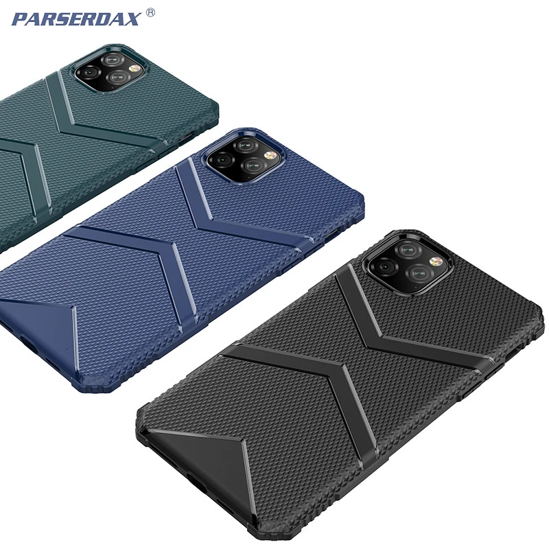 Бронированные Чехлы для Apple iPhone 11 Pro Max X XS XR TPU нескользящий Силиконовый противоударный чехол для телефона прочный усиленный чехол 10 шт
