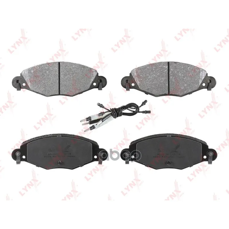 Колодки Тормозные Дисковые Citroen C5(Dc_) 00-04/Citroen C5(Rc_) 04-08/ LYNXauto арт. BD2209