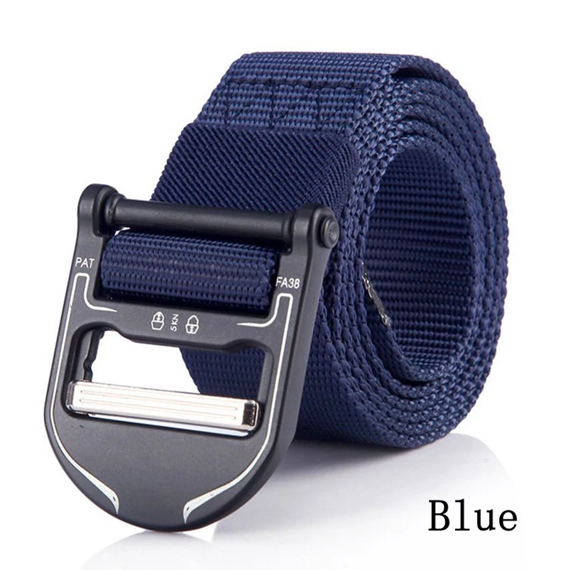 Tactical Belts For Men Outdoor Hunting Metal Alloy Buckle High Quality Marine Corps Men's Training Belt 38mm Wide