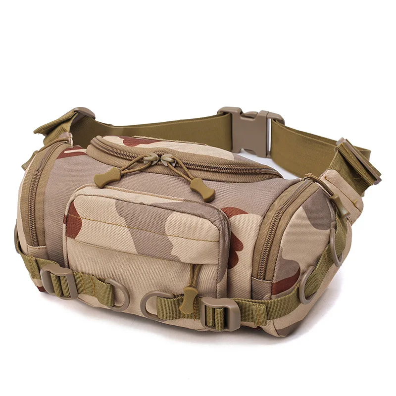 Sansha camouflage Уличный армейский вентилятор, тактическая сумка, большие карманы для верховой езды, дорожные карманы, походные карманы для бега, нагрудная сумка для отдыха, мужская сумка, водонепроницаемая одежда - Цвет: Sansha camouflage