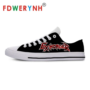 

Exhorder Band Most Influential Metal Bands of All Time 3D Pattern Logo Men Shoes Men's Low-top Casual Shoes