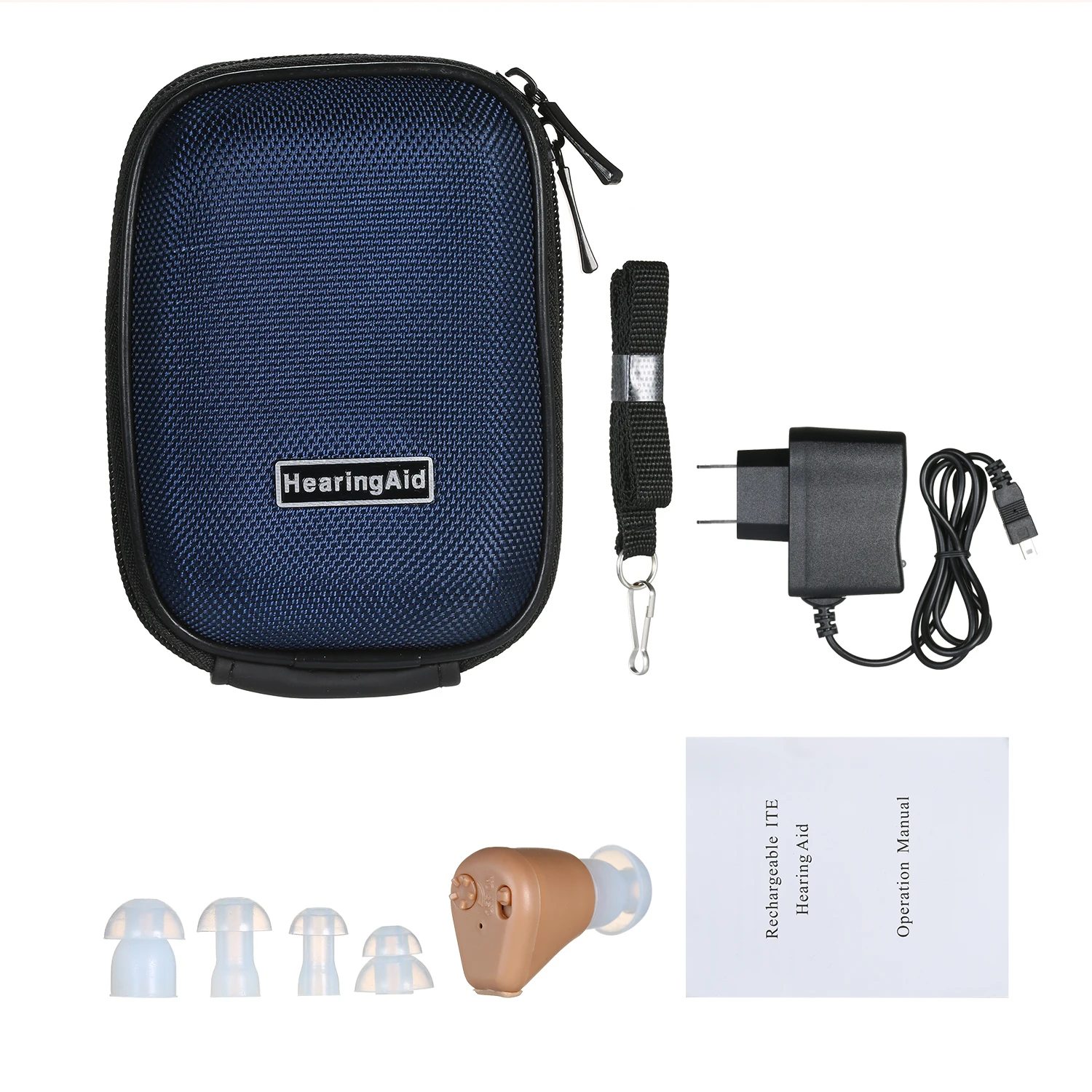 AXON Mini ITE In the Ear цифровой слуховой аппарат персональный усилитель звука(подходит для обоих ушей) Шумоподавление для взрослых пожилых людей