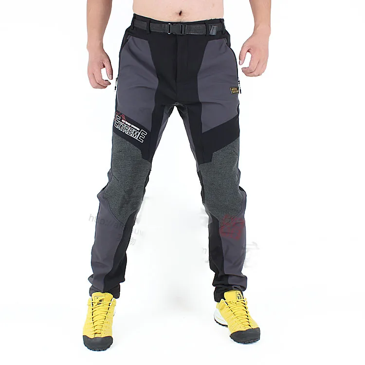 Мужские осенне-зимние уличные водонепроницаемые теплые походные брюки для походов, походов, велоспорта, флисовые брюки, мужские спортивные брюки, супер качество