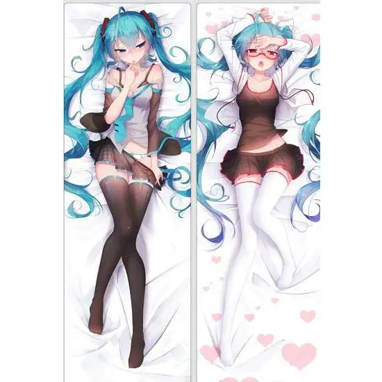 

Characters Japanese Sexy Girl Anime Cosplay Hatsune Miku Throw Otaku Dakimakura Gift Bedding Hugging Body Pillow Case 150x50 CM