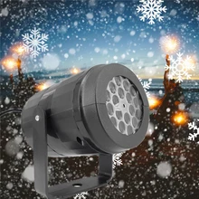 

Christmas LED Night Light Snowflake Projection Desk Lamp for Bedroom Bar Coffee Store Wall Decoration Living Room Shopwindow