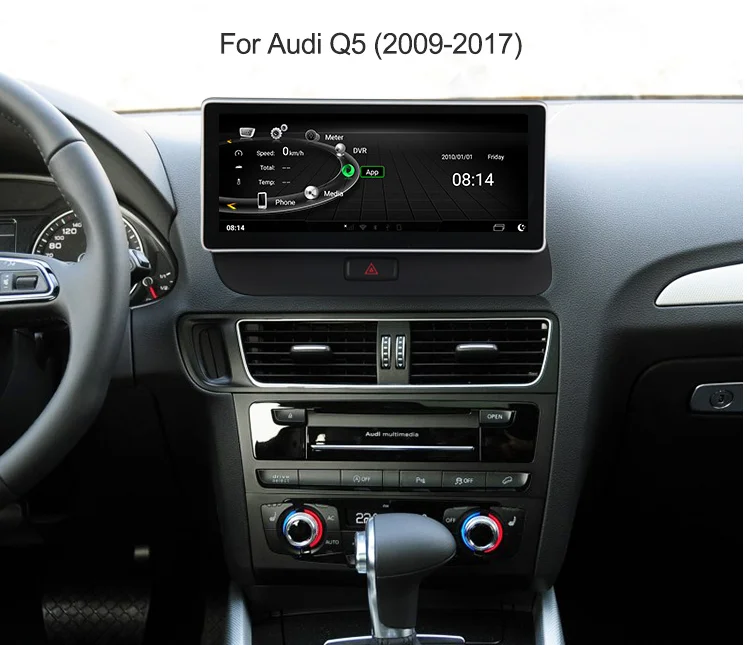 10,2" Android 9,0 4G ram 64G rom автомобильный dvd-плеер gps навигация для Audi Q5 2009- Радио стерео Авто Головные устройства медиа авто