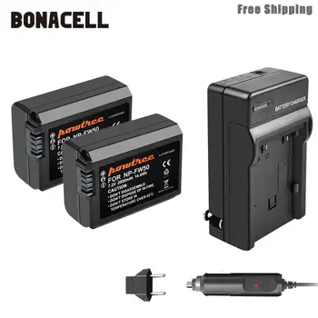 

Bonacell 2000mah NP-FW50 NP FW50 Battery+Charger AKKU For Sony NEX-7 NEX-5N NEX-5R NEX-F3 NEX-3D Alpha a5000 a6000 DSC-RX10 L50
