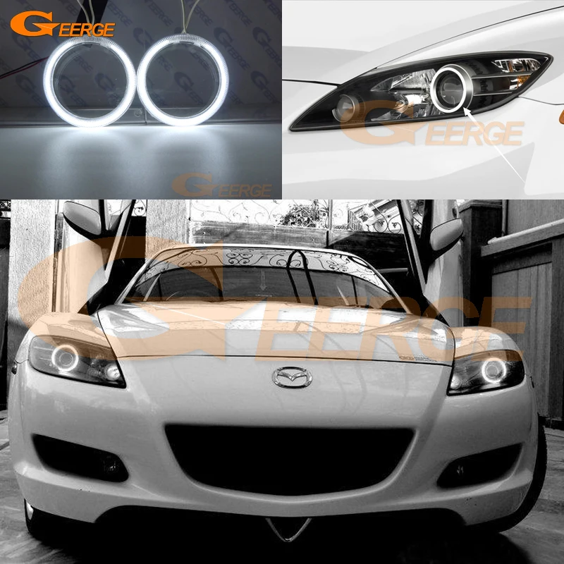 Для Mazda RX8 RX 8 2003 2004 2005 2006 2007 2008 отличный ультра яркий CCFL ангельские глазки Halo кольца