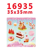 16935 30 шт мультяшный персонаж плоское украшение из смолы PR 16841 - Цвет: 16935