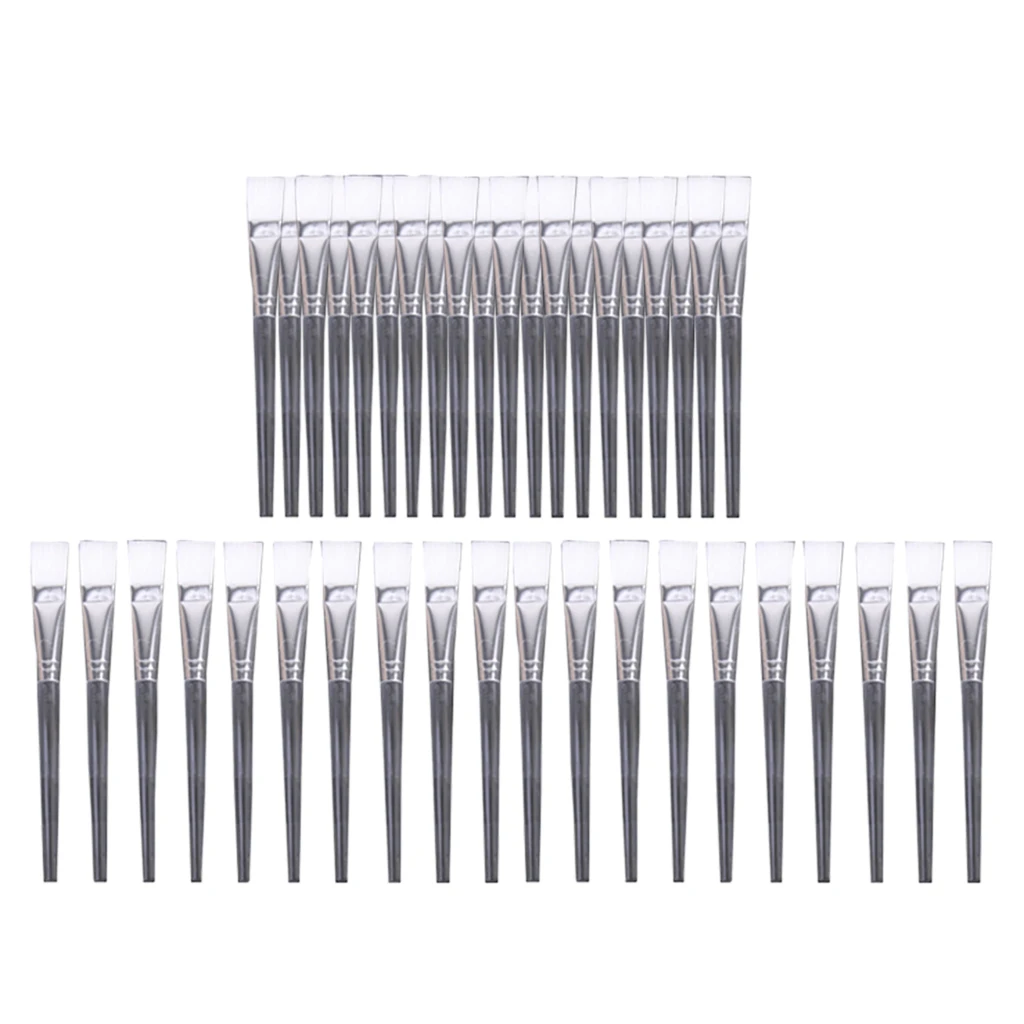 40x Synthetic Face Mask Brushes Cosmetic Lotion Serum Body Butter Applicator