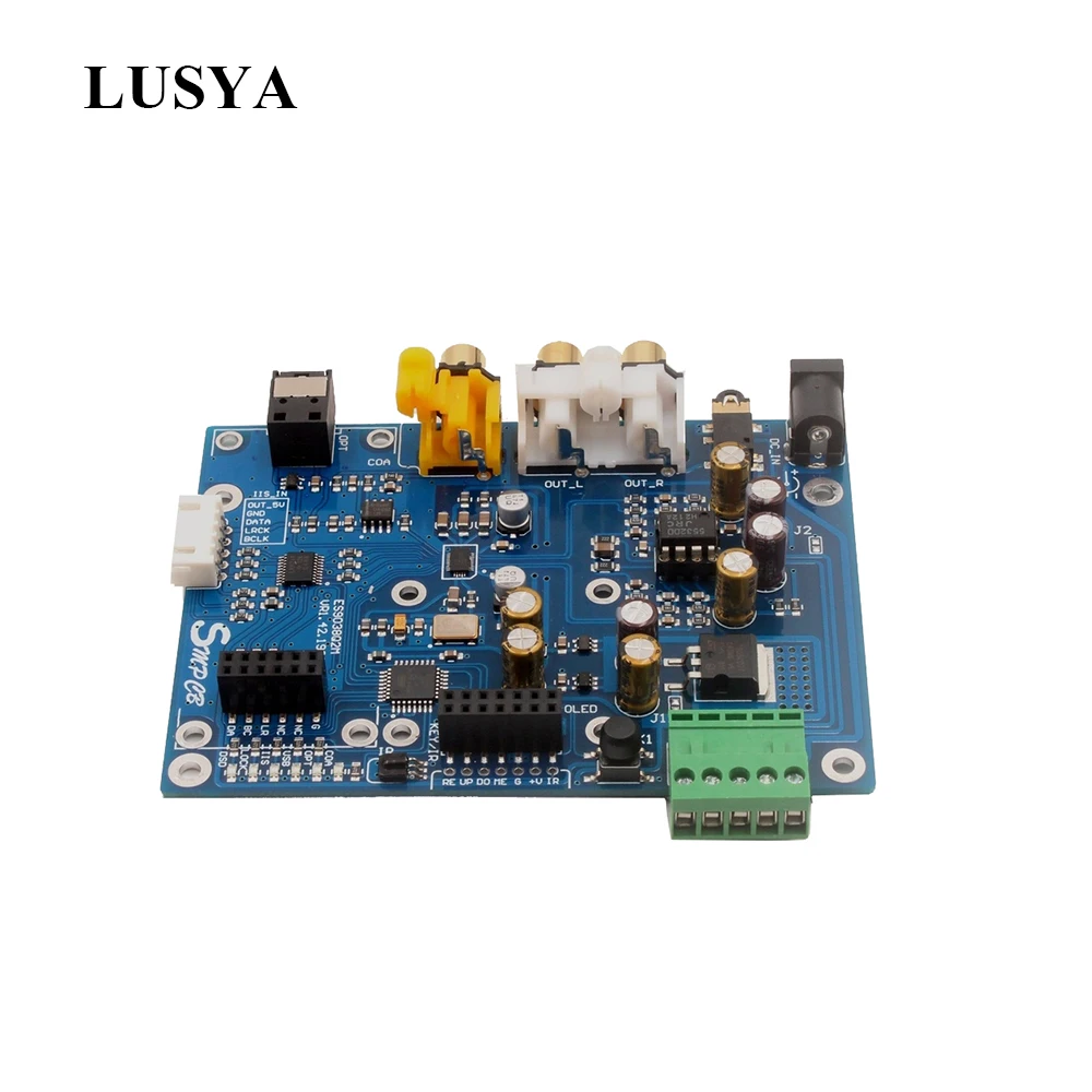 ES9038 Q2M DAC DSD декодер плата поддерживает IIS DOP 32 бит 384 кГц DSD512 для HiFi AmplifierT0157
