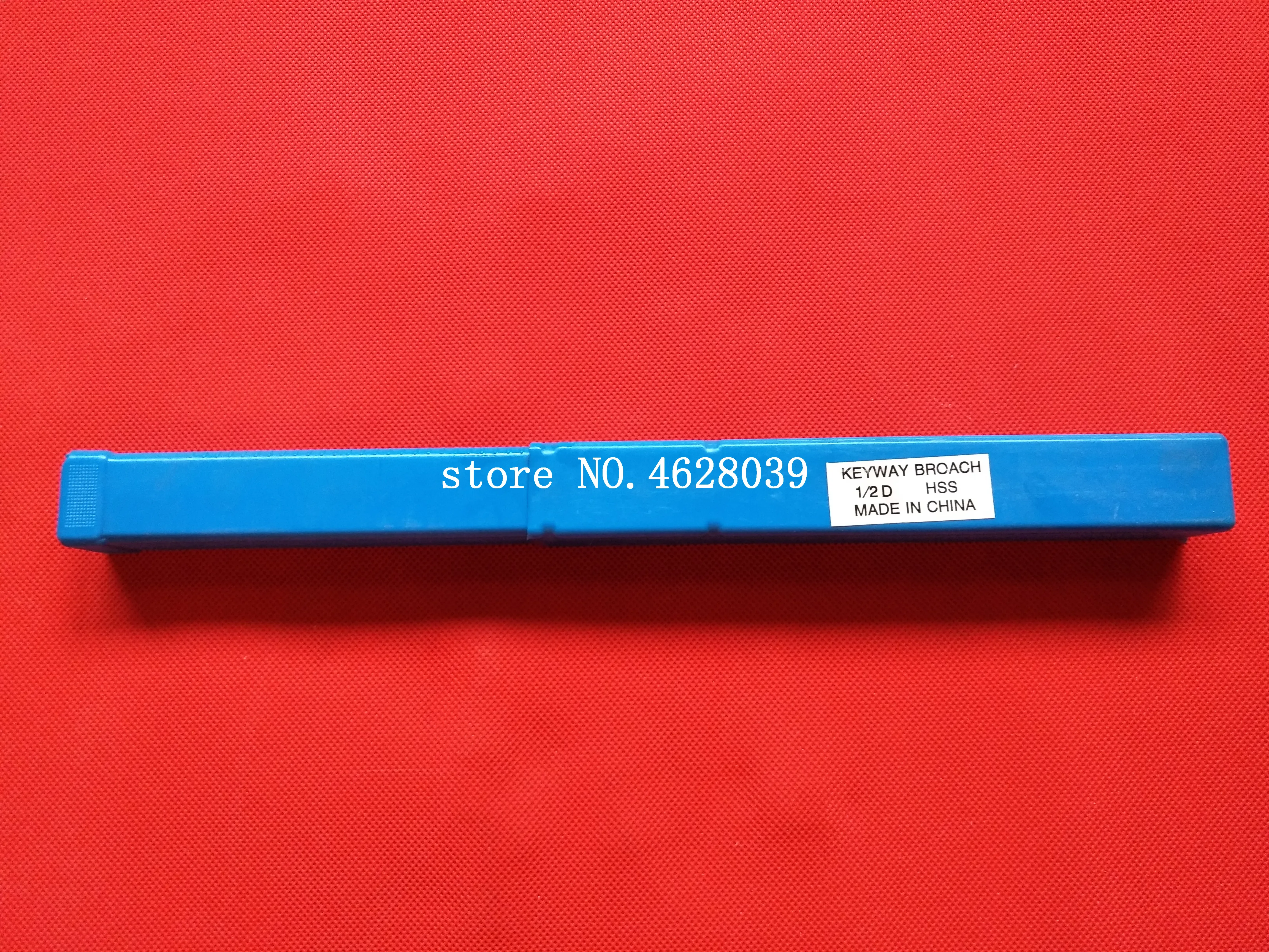 1/2 D Push-Type Keyway Broach Inch Sized HSS Cutting Tool for CNC Machine knife