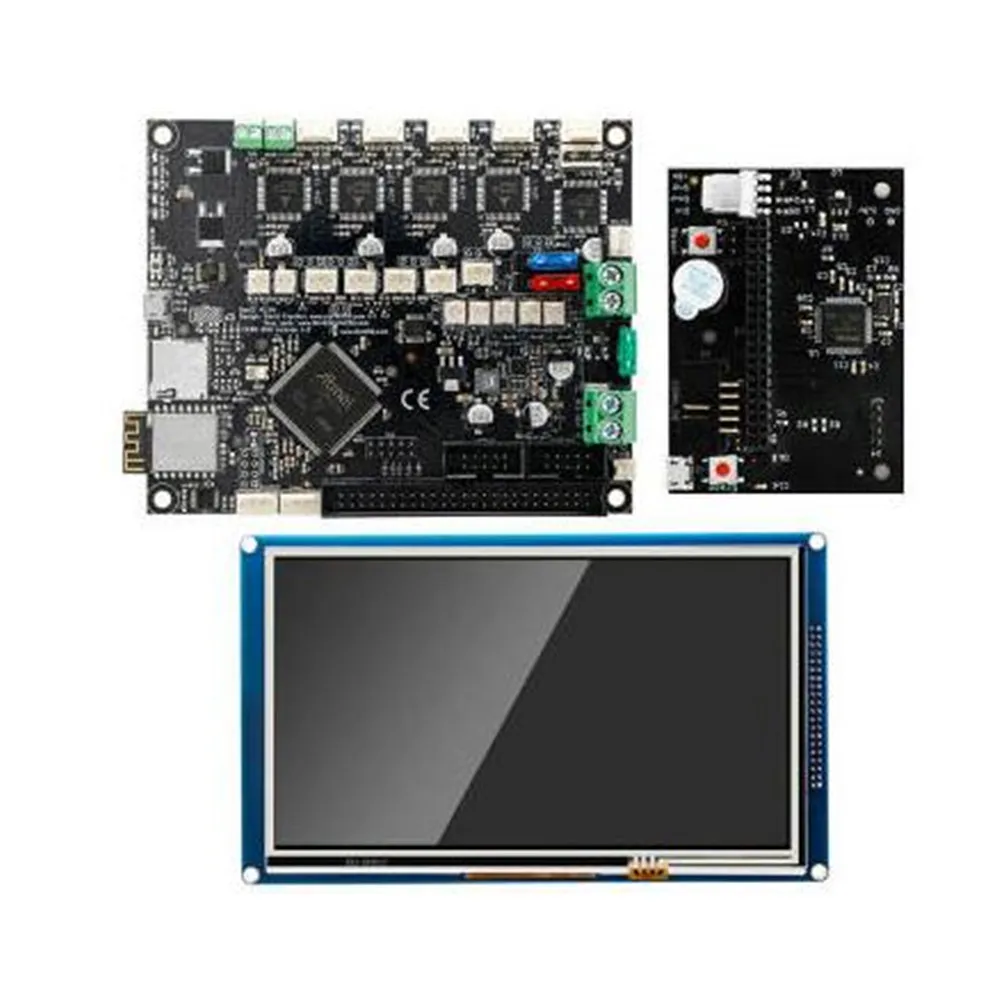 Duet 2 Wifi V1.04 материнская плата клонированная Reprap прошивка 32 бит Duet2 WiFi плата+ 4," панель сенсорный экран контроллер части 3d принтера