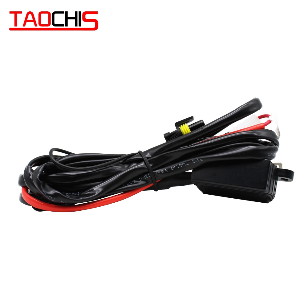 Taochis 12V/24V H4 9003 Cablaggio Impermeabile Per Fari Hid Blubs Xenon Hid Kit Di Conversione Materiale Pvc