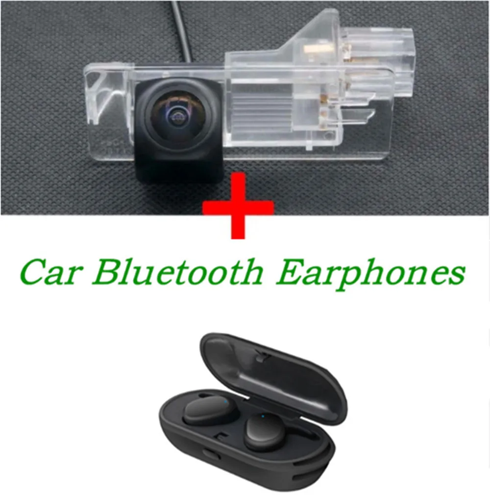 Reverse 1080P Car Rear view Camera for Renault Megane 3 III 2008~2016 Duster scenic 2 with HD Stereo TWS Bluetooth Earphones | Автомобили