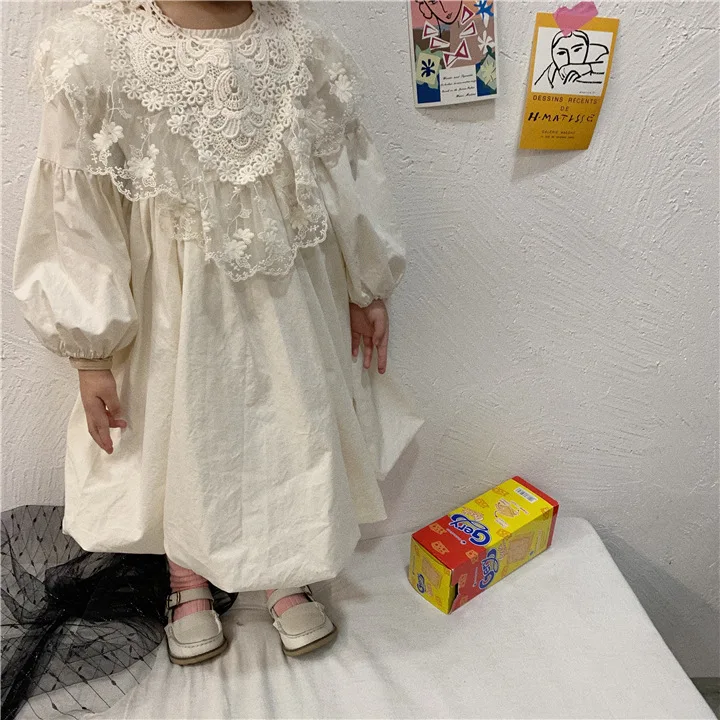 Белое платье для девочек; хлопковое кружевное детское платье Belle; коллекция года; сезон весна; праздничное платье для девочек; Детский костюм принцессы; одежда для малышей; От 2 до 6 лет