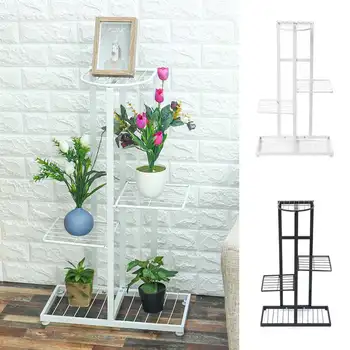 

Multi-layer Plant Stand Shelves Anti-rust Pipe Succulent Plant Shelf Rack Indoor Coffee Bar Garden Flower Pot Shelf Home Decor